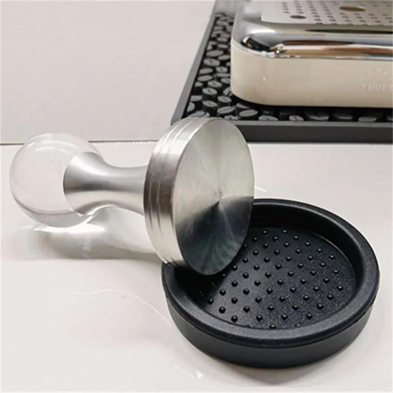 Kaffeepulver Pad Rutschfeste Silikon Tampingstation Espresso Matte für Zuhause Café Barista Werkzeuge Schwarzes Zubehör Küchenbedarf