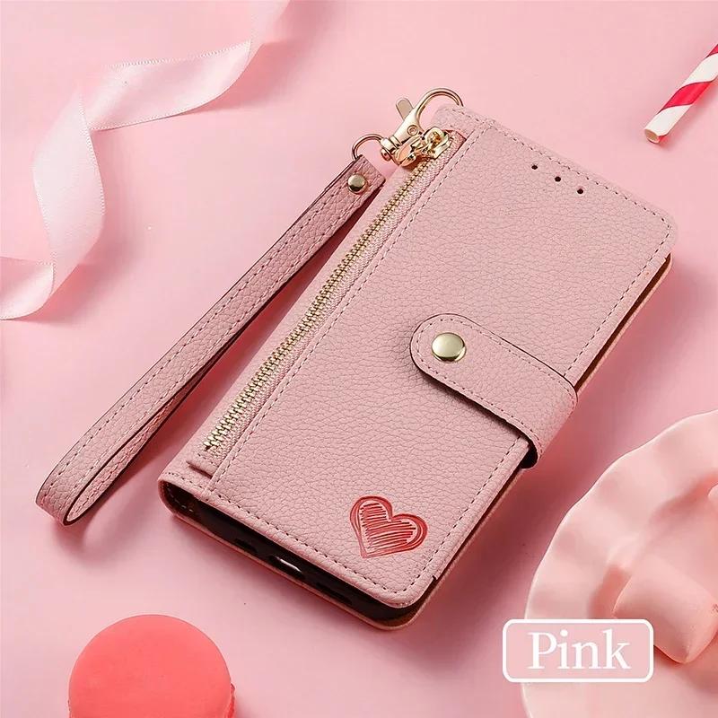 Leather Wallet Case For Samsung Galaxy A14 A24 A34 A54 A13 A23 A33 A53 A12 A22 A32 A52 A72 Coin Purse Cards Solt Holder Cover