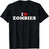 I Love Zombies - Heart T-Shirt