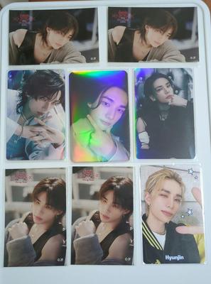 [USED] Stray Kids Trading Card Sticker Bonus Hyunjin 8-piece Set