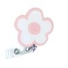 Flexible Rotating Card Holder With Vibrant Fashionable Petal Design Acrylic Construction And Adjustable Cord Length