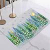 4/6/8PCS Christmas Tree Placemats Linen Non Slip Table Mats Rectangular Non Slip Dining Table for Kitchen Home Decor Essentials