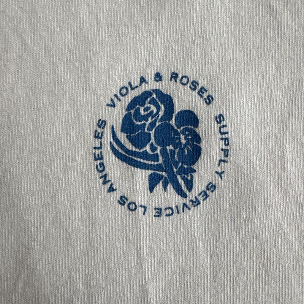 [USED] VIOLA&ROSES Art Print T-Shirt White