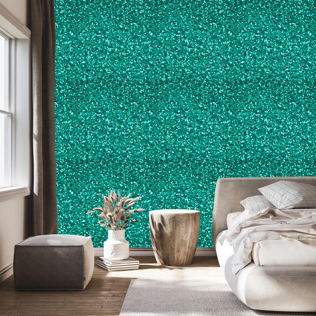 Sea Glitter Wallpaper for Living Room and Bedroom 50x1000