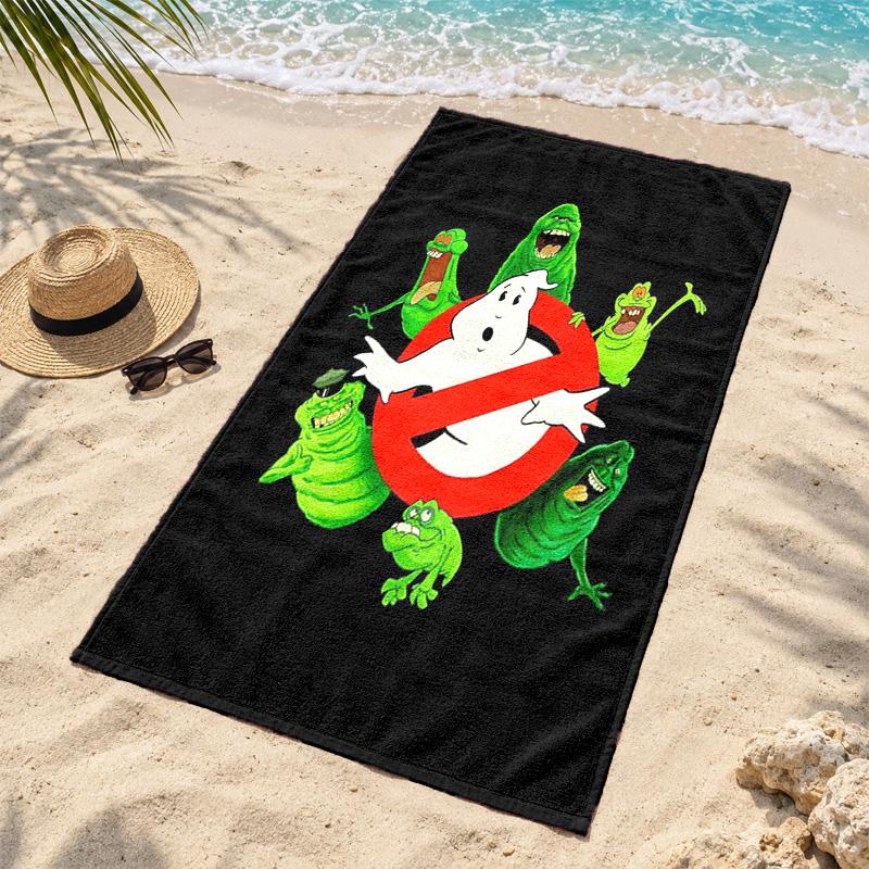 Ghostbusters Microfiber Beach Towel Quick Dry Sand Free Lightweight Beach Towels for Travel Swimming Camping