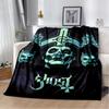 29 Stil Ghost Band Papa Emeritus Heavy Metal Dunkel Weiche Plüschdecke, Flanell Überwurfdecke für Wohnzimmer Schlafzimmer Bett Sofa