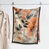 Autumn and winter new double-sided color oil painting series imitation cashmere thickened warm scarf women's air conditioner shawl