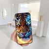 FM3 Tier Wolf Tiger Löwe Soft Shell Handyhülle für iPhone 16 15 14 13 12 Pro Max Plus Mini