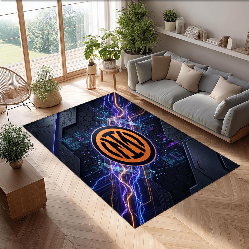 Borussia Dortmund Printed Flannel Area Rug Non Slip Soft Polyester Floor Carpet Indoor Decor Mat for Bedroom Living Room Sofa