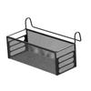 Suspended Bedsides Storage Rack Space Saving Design Sturdy Iron Construction Quick Easy Installation for Small Spaces