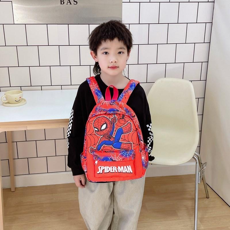 Prints Letters Astronaut Kids Cartoon Backpack Breathable School Bag