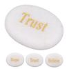 Engraved Inspirational Stone Marble Polished Smoothly Comfortable Motivational Stone for Decoration Gifting