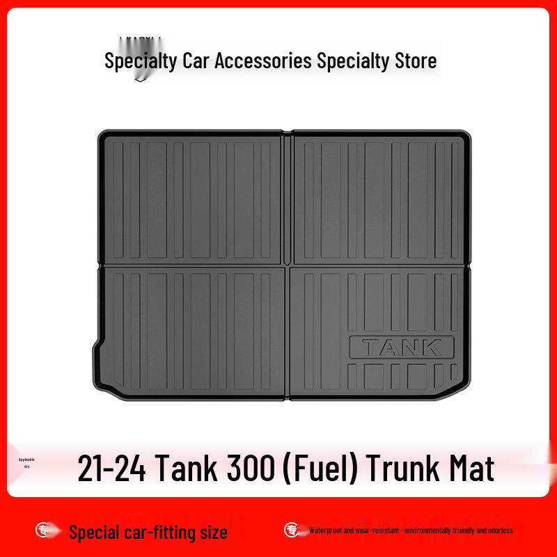 2021 Tank 300 Trunk and Backrest TPE Protection Mat Set