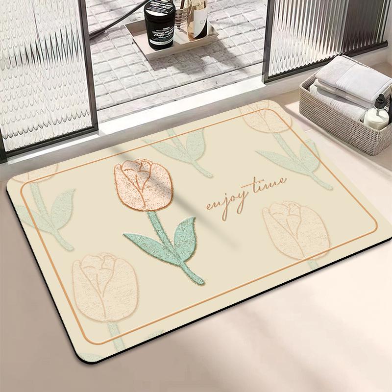 Fresh Quick-Dry Non-Slip Diatomaceous Earth Bathroom Mat