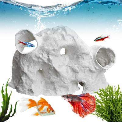 Aquariumhöhle Aquarium Betta Garnelen Spielzeug Fischhöhle Dekorative Schutzhütte Zum Spielen Ruhen Zuhause Wohnzimmer Süßwasser Salzwasser Schmerle