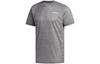 T Shirts Men's Gray Crew Neck Moderate Straight Fit FL0323