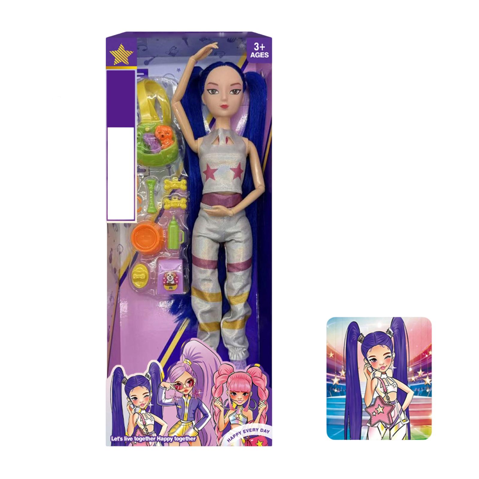 

11.5-inch Articulated Single-figure Girl Group Fashion Doll (standard Model) One Size