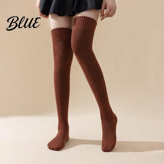Thigh High Socks Stockings Knee Warm Over Long Winter Women Extra Trendy Footless Thick Thermal