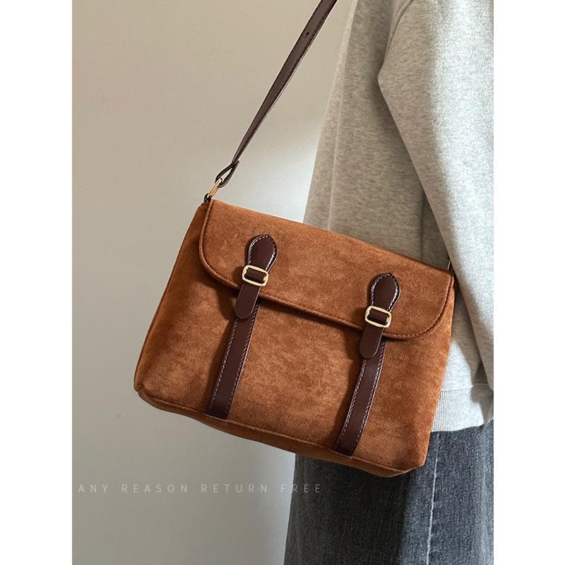 

Сумка женская новая матовая сумка-мессенджер Maillard в стиле ретро через плечо большой емкости сумка через подмышку