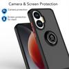 Armor Shockproof Matte Phone Case For Xiaomi Poco F7 5G Cover Ring Magnetic Stand Holder Shell Coque Fundas