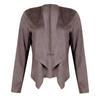 Women's Fashion Lapel Solid Color Velvet Mid-length  Small Coat