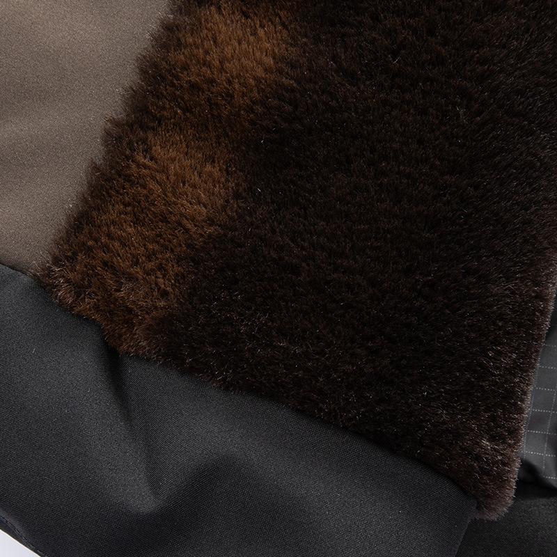 Pánský kabát Ležérní Volný Módní Zimní Vata prošívaná bunda Termální Zesílená Větruodolná Venkovní bundy S kapucí