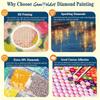 Diamond painting starry night town landscape DIY 5D home room wall decoration art kit