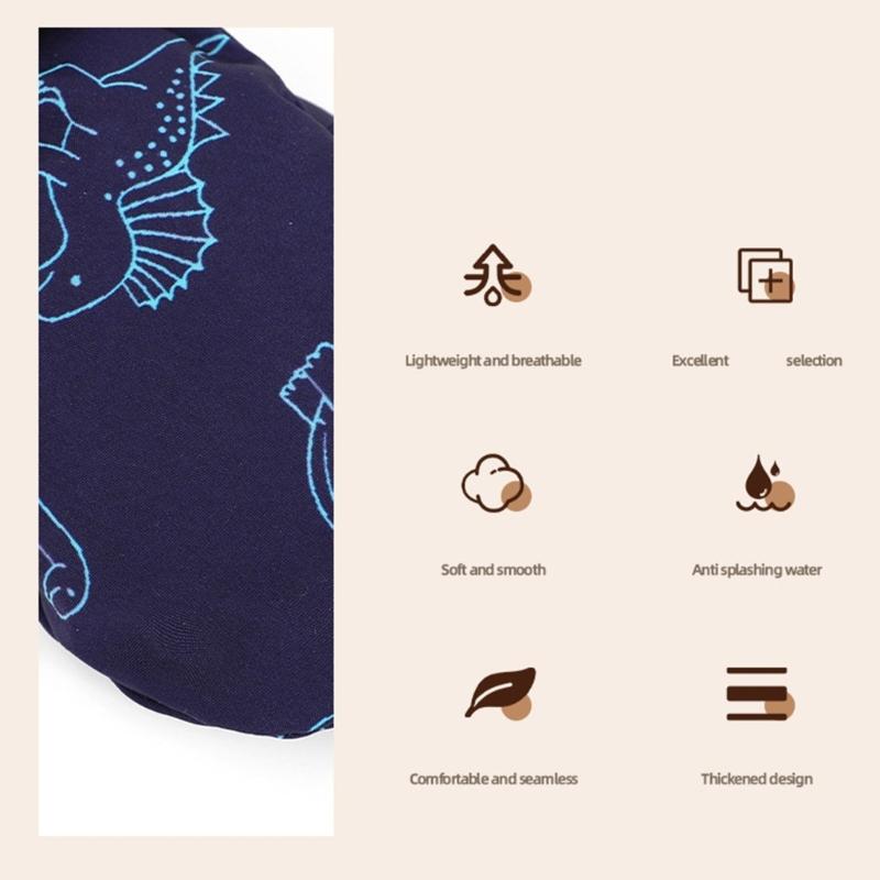 Splashproof Mittens Kids Gloves Windproof Children Winter Warm Snow Gloves Print Dinosaur Pattern Thicken Thermal Mitts
