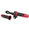 1 Paire 12V‑99V Poignées d'Accélérateur Universelles Poignée Tournante Accélérateur Guidon avec Clés pour Vélo Électrique ScooterRouge