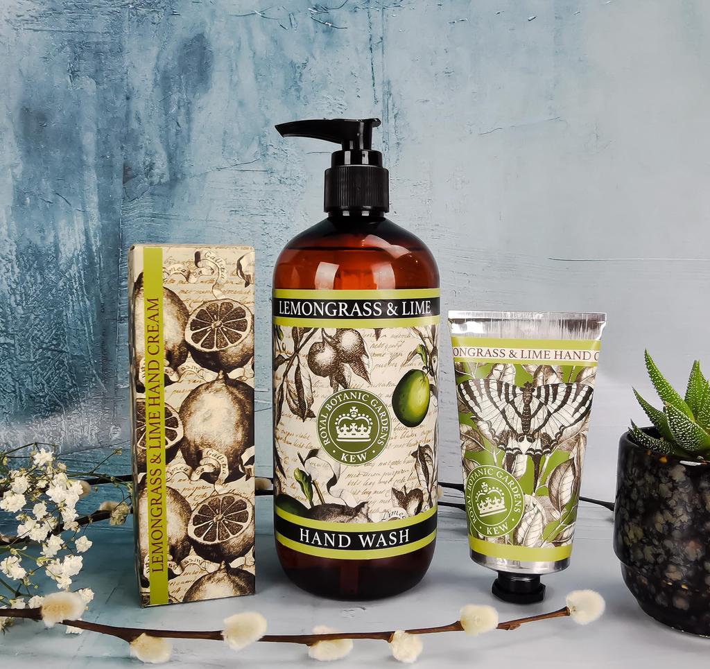 English Soap Company KEW GARDEN Crème Mains de Luxe Citronnelle Citron Vert &