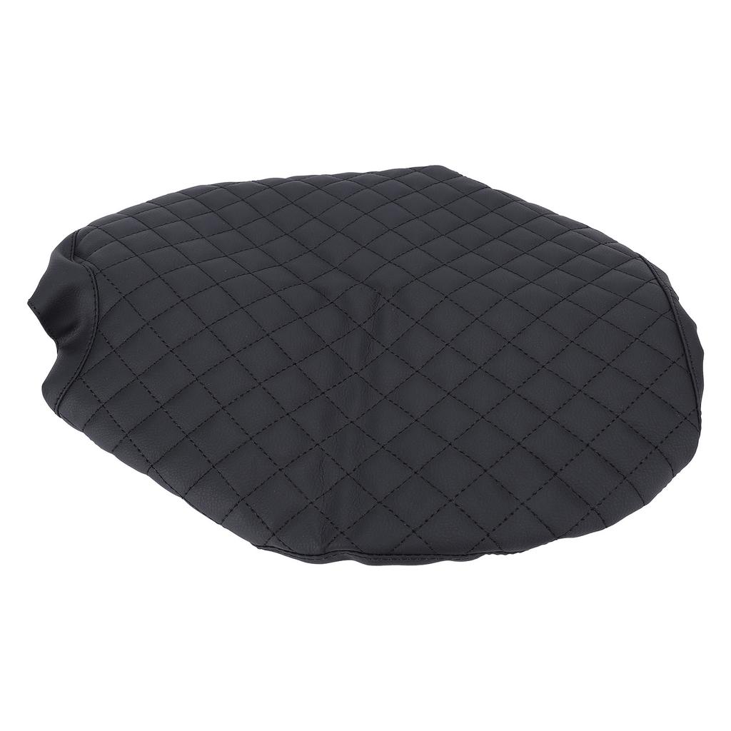 Center Console Cover PU Leather Protective Armrest Seat Box Lid for F 450 2017 to 2024 with 40 20 40 Jump Seat Black