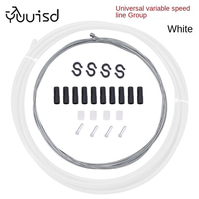 

Комплект тросов переключения передач и тормоза для шоссейного велосипеда MTB, провод 4 мм/5 мм для переключателей передач, тормозной трос для переключателя передач, аксессуары для велосипеда темно-синий