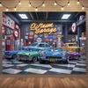 1 Piece of Retro Garage Decor Item Paired with Classic Cars - Party Decoration Reflecting the Style of a Retro Car Shop