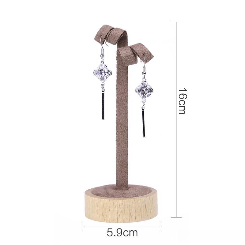 

Solid Wood Jewelry Displays Rack Bracelet Jewellery Showcase Pallet Counter Necklace Trinket Show Holder Live Pictures Props