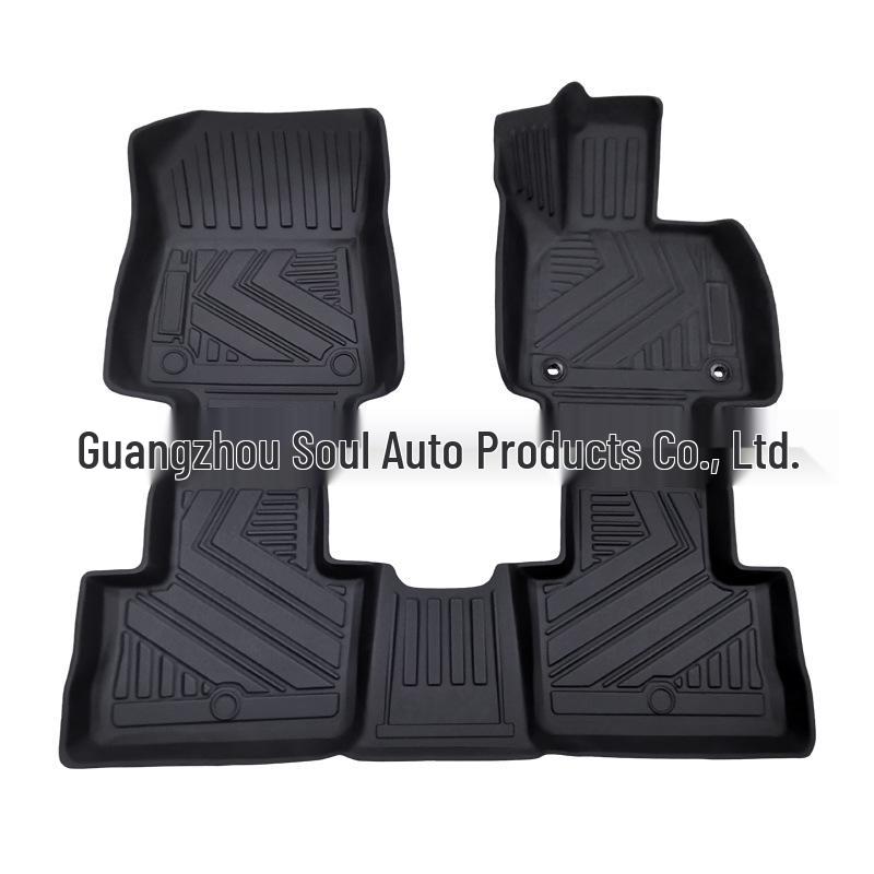 TPE Waterproof Floor Mats for Toyota Harrier 80 & RAV4 - Eco-Friendly, Left/Right Rudder