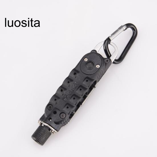 Multifunctional Screwdriver Keychain, Screwdriver with LED Light, And Bottle Opener, for Outdoor Camping