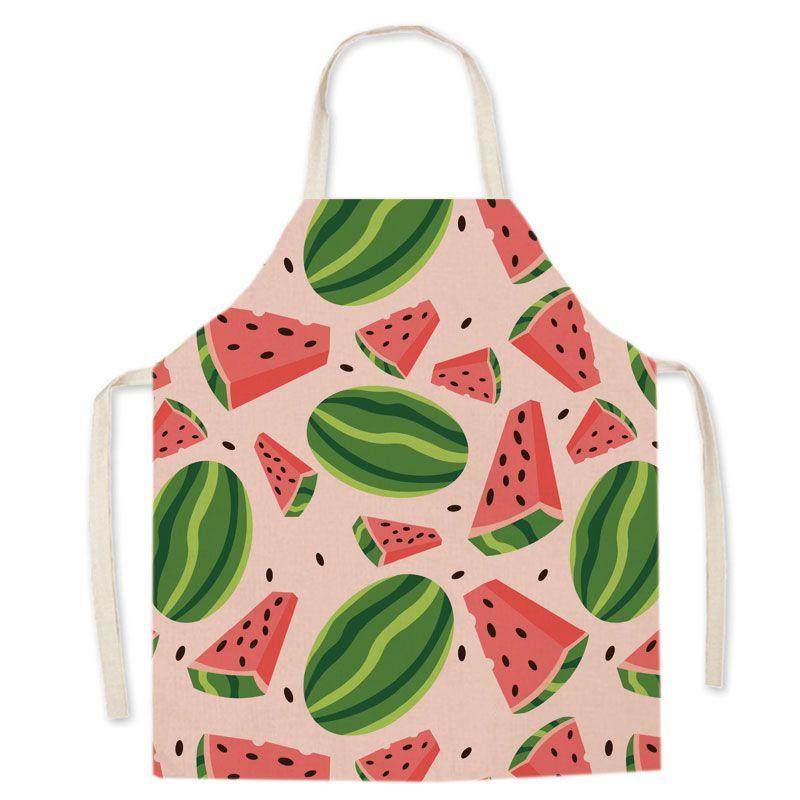 Ins Modisches Frucht Erdbeer Pfirsich Ärmellos Kreis Niedlich Neckholder Eltern-Kind Schürze Küche Haushalt Dressing Lätzchen