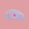 Flower Bow Berets Cap Korean Style Painter Hat Sweet Pumpkin Hat  Daily