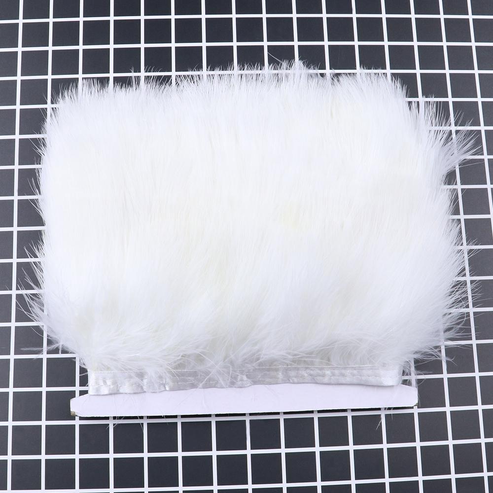 Feather1M 5M 10Meters Dyed Colorful Marabou Turkey Feathers Trim 8-10CM Soft Plumes Ribbon Fringe for Wedding Dress Sewing Decoration