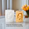3D Cute Squirrel Aromatherapy Candle Mold DIY Creative Simulation Koala Relief Cylinder Resin Mold Cement Gypsum Home Decoration