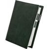 [Dom Teporna] Notebook Cover A6 Size, Genuine Italian Leather, Book Cover with Pen Holder, Green