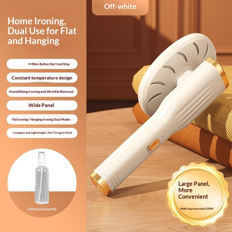 Portable Handheld Garment Steamer Odor Removal Fast Heating Wide Ironing Panel for Home Travel Clothes Care