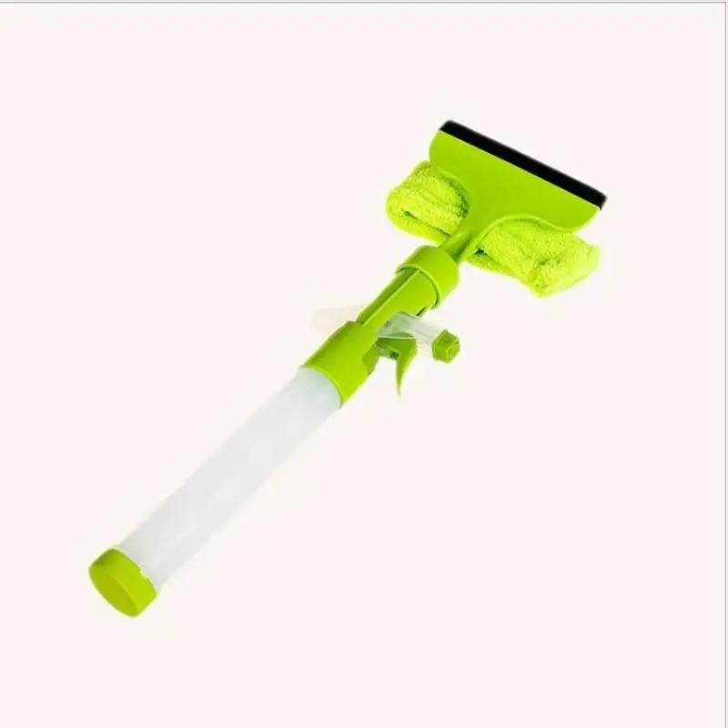 Multifunctional Double-sided Velvet Window Cleaner with Water Spray Cleaning Glass Wiper