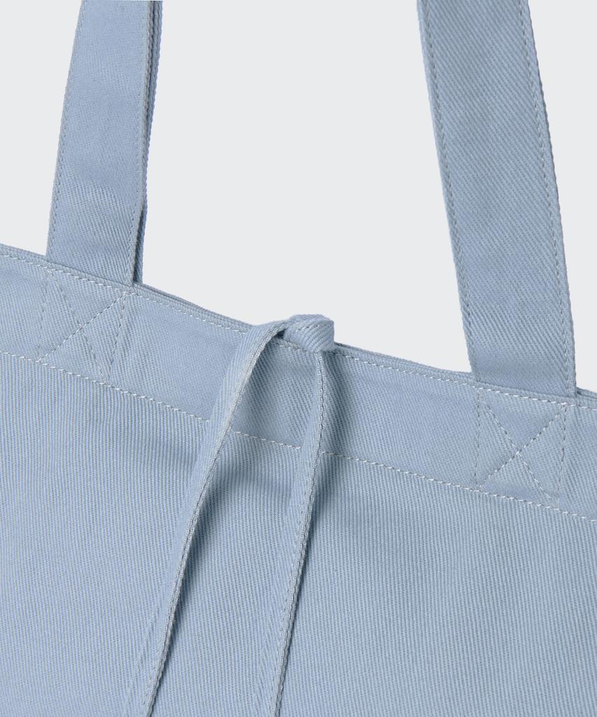 Musinsa Standard Woman Women'S Washed Cotton Shoulder Bag [Sky Blue]