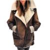 Women's 2023 Winter Fur Collar Warm Coat - Extended Length, Thickened