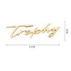 Metall-Trophäen-Abzeichen Emblem Auto Heck LKW Fenster Aufkleber Decals Auto Styling Für Morris Garages M-G MG5 MG6 ZS HS MG3 XPower