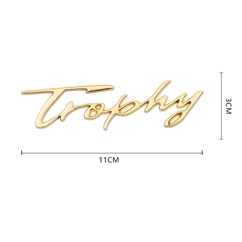 Metall-Trophäen-Abzeichen Emblem Auto Heck LKW Fenster Aufkleber Decals Auto Styling Für Morris Garages M-G MG5 MG6 ZS HS MG3 XPower
