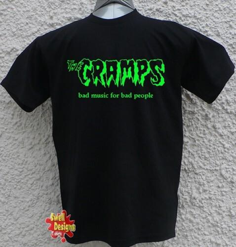 THE CRAMPS Плохая музыка для плохих людей панк гот рок инди футболка ВСЕ РАЗМЕРЫ Унисекс футболка M