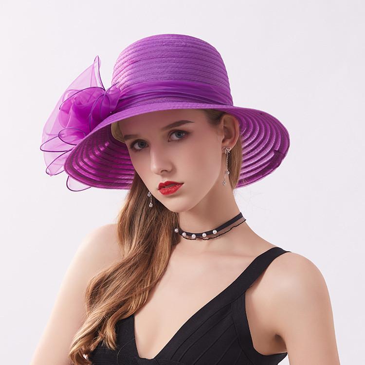Breathable Epolyester Sun Hat With Large Brim And Adjustable Fit For Beach And Garden Use