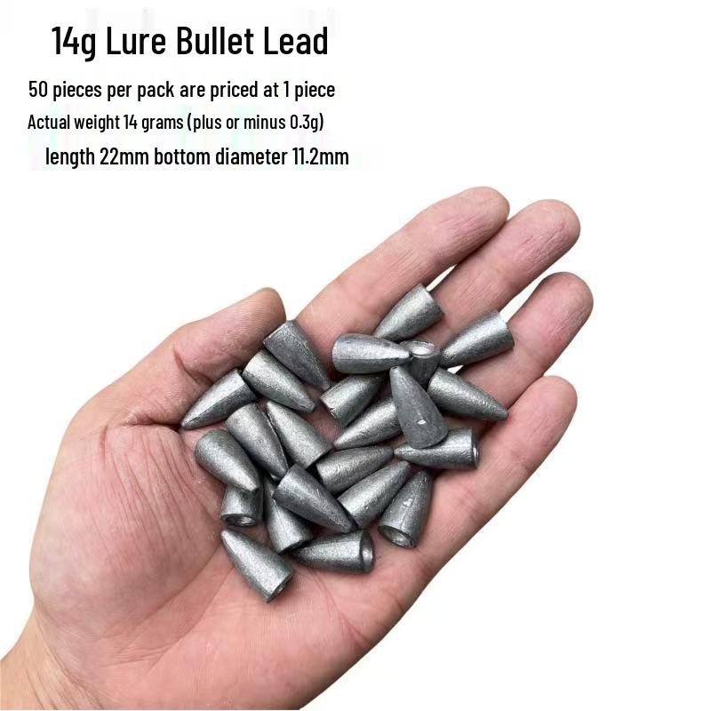 25-Piece Texas Rig Bullet Sinker Set: Carbon Steel Alloy with Plastic Core